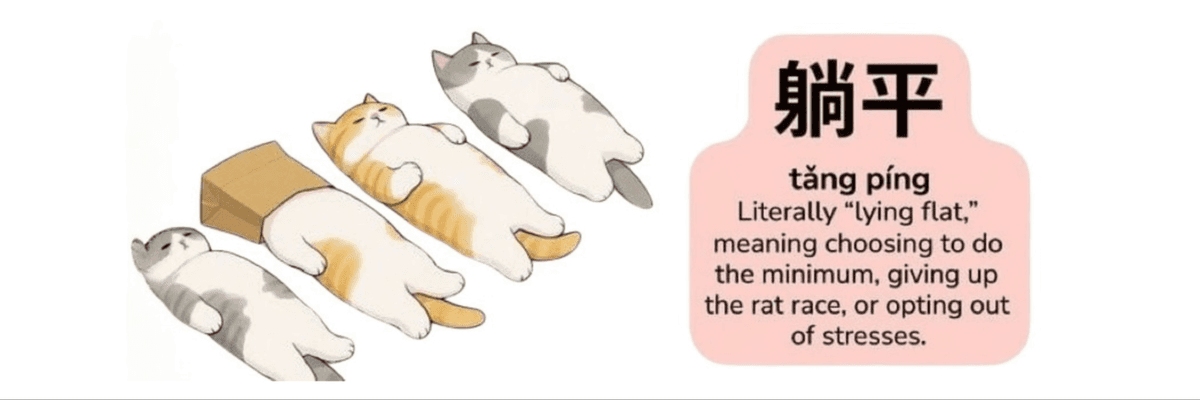 Tang Ping — lying flat cats
